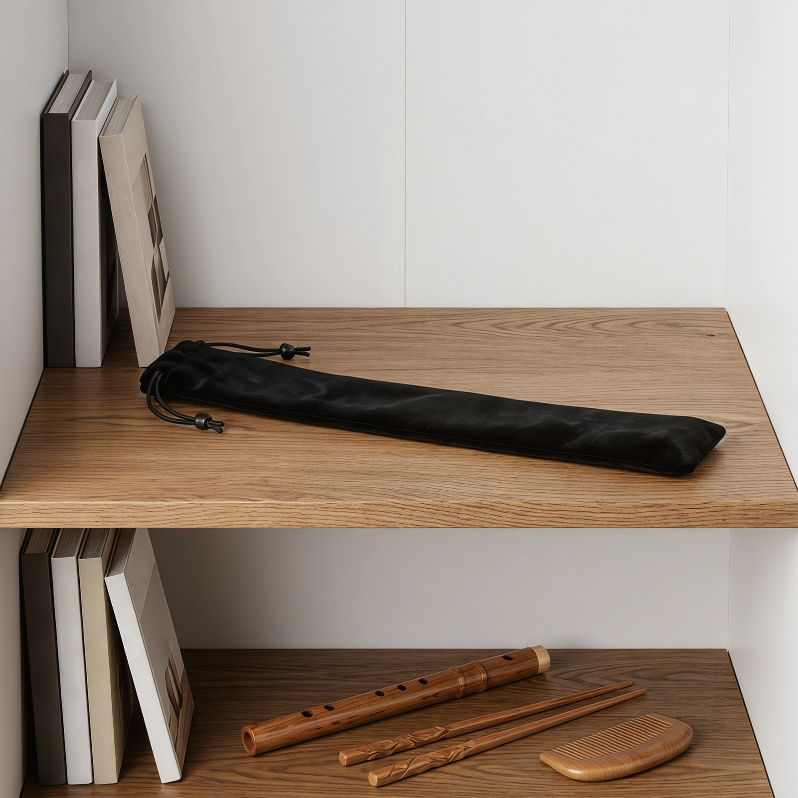 Musical Instrument A Recorder - 세로형 플루트 가방, 10인치, 부드러운 안감,