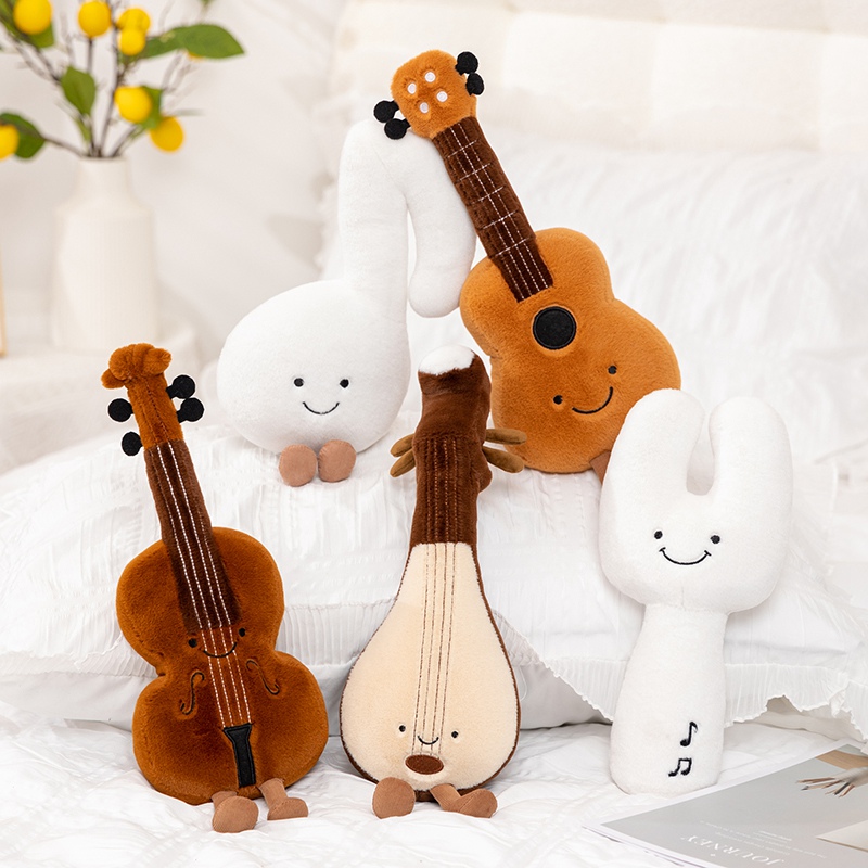 Musical Instrument Veena - 귀여운 뮤지컬 플러시 장난감 부드러운 바이올린