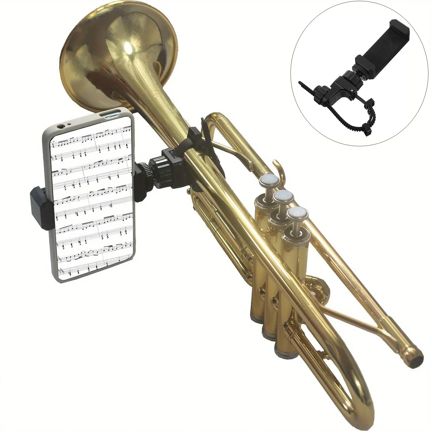 Musical Instrument Harp - 금속 재질의 뮤직 라이어 클립 폰