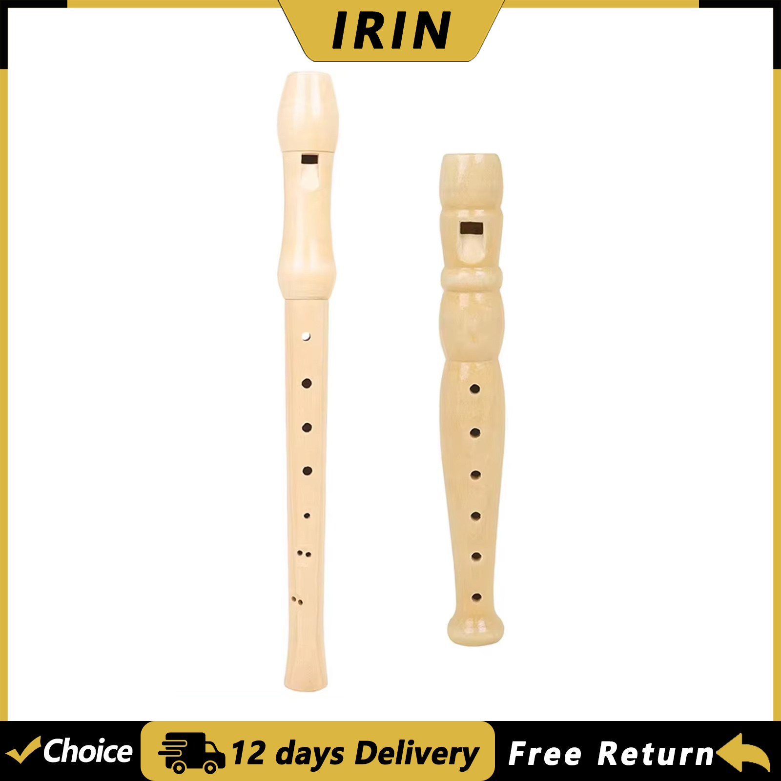 Musical Instrument A Recorder - IRIN 6/8 홀 레코더 우드 컬러