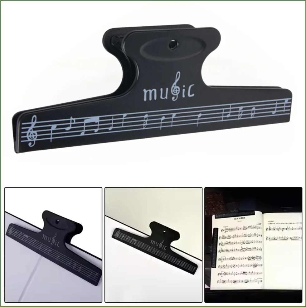 Musical Instrument Veena - 악보 클립 책 페이지 노트 클립