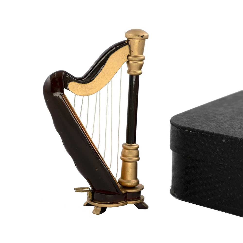 Musical Instrument Harp - 소형 나무 하프 모델 미니 하프