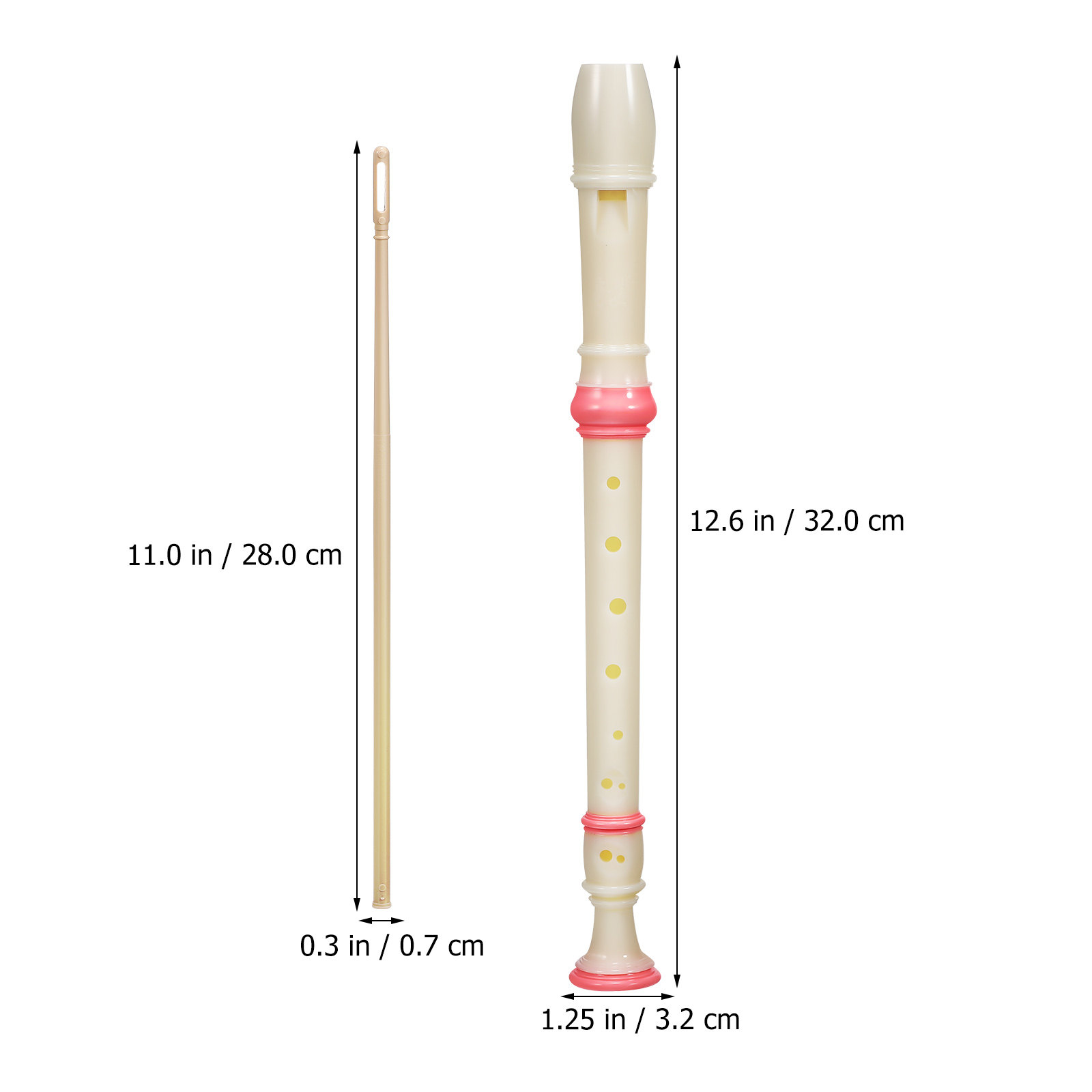 소프라노 리코더 2개 세트, 8홀, 초보자용, 플라스틱 - Soprano Recorder Plastic 리뷰 및 가격