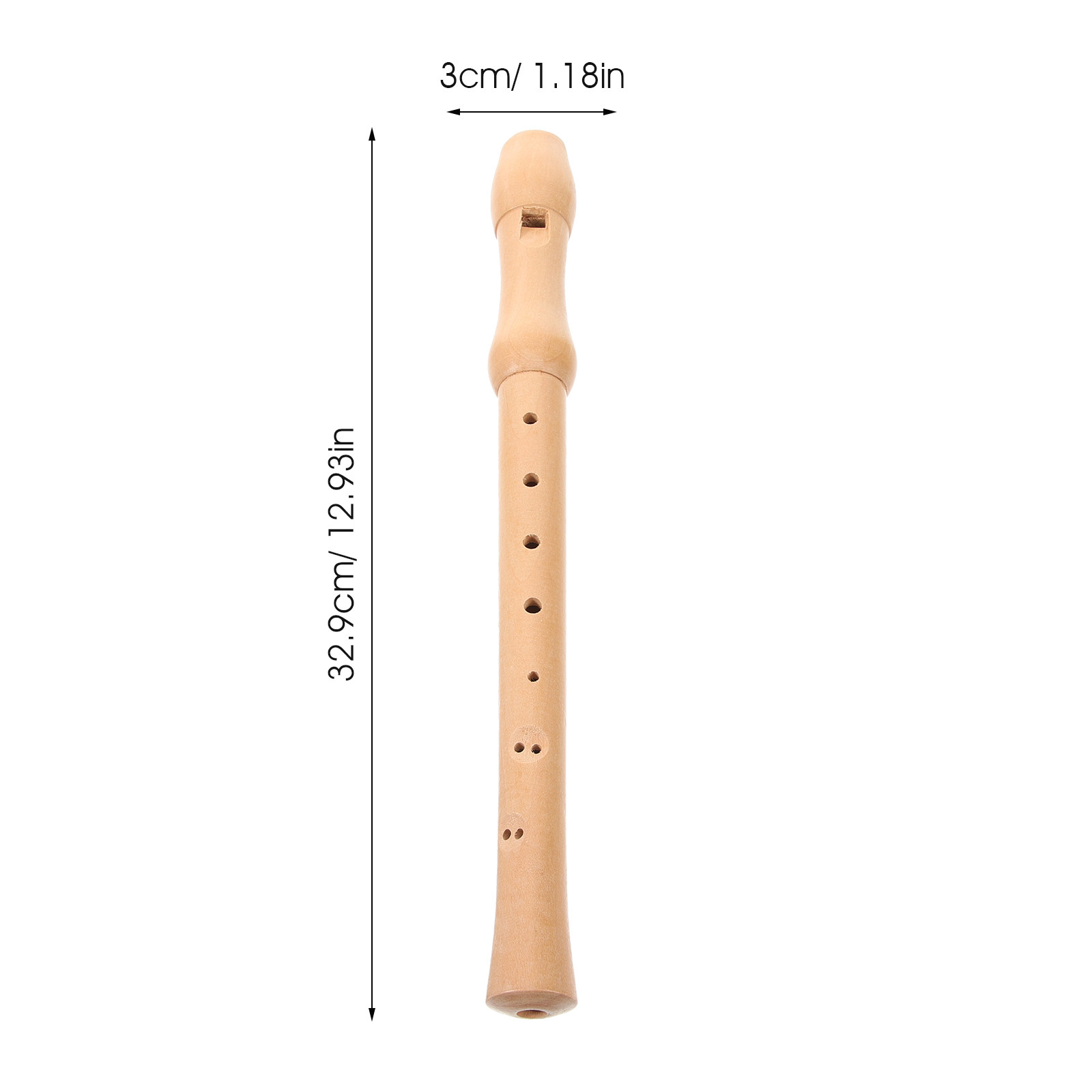 8개의 구멍이 있는 나무 소프라노 리코더 플루트, 정확 - Musical Instrument A Recorder 리뷰 및 가격