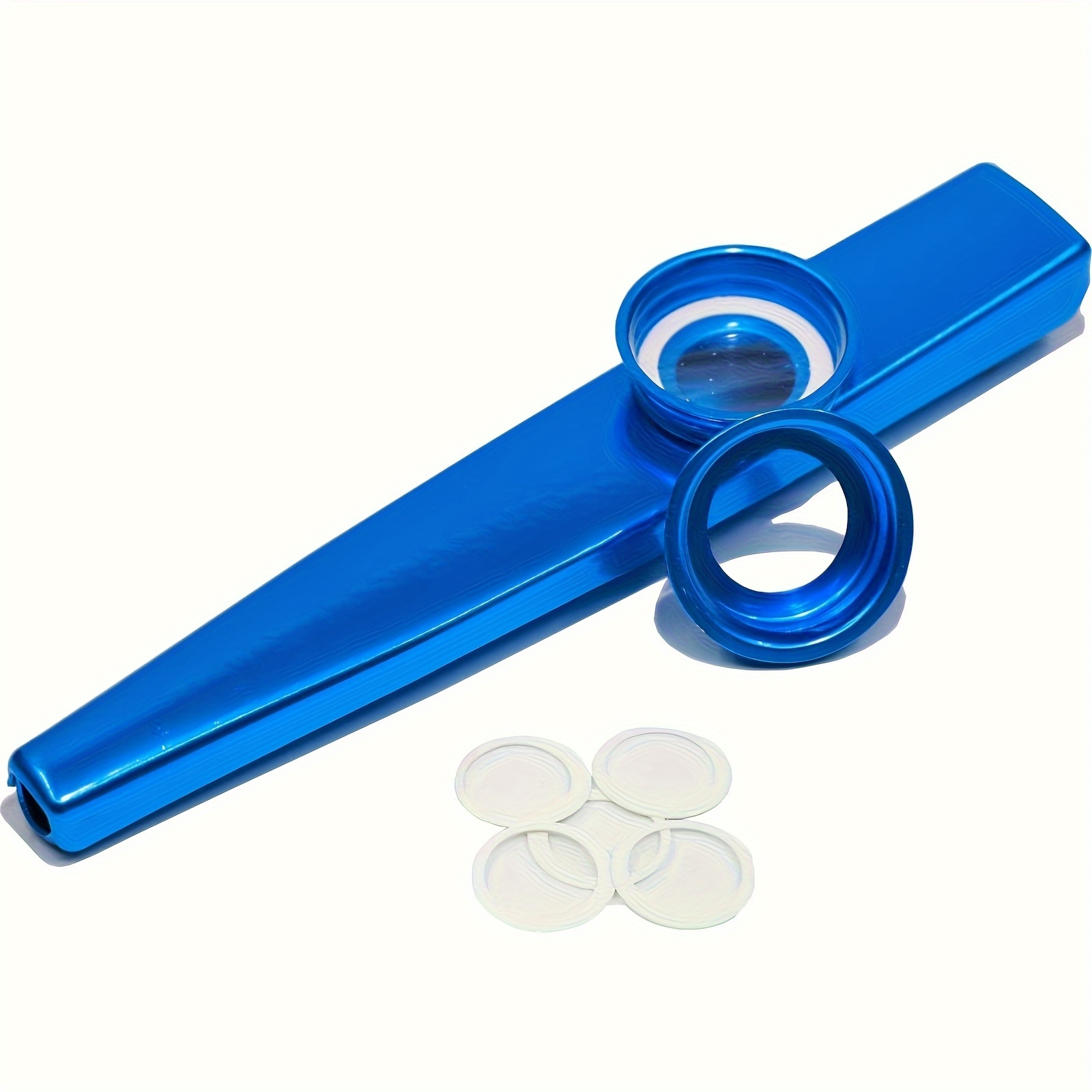 7pcs 메탈 카주 심플 디자인 초경량 카주 초보자용  - Musical Instrument Veena 리뷰 및 가격
