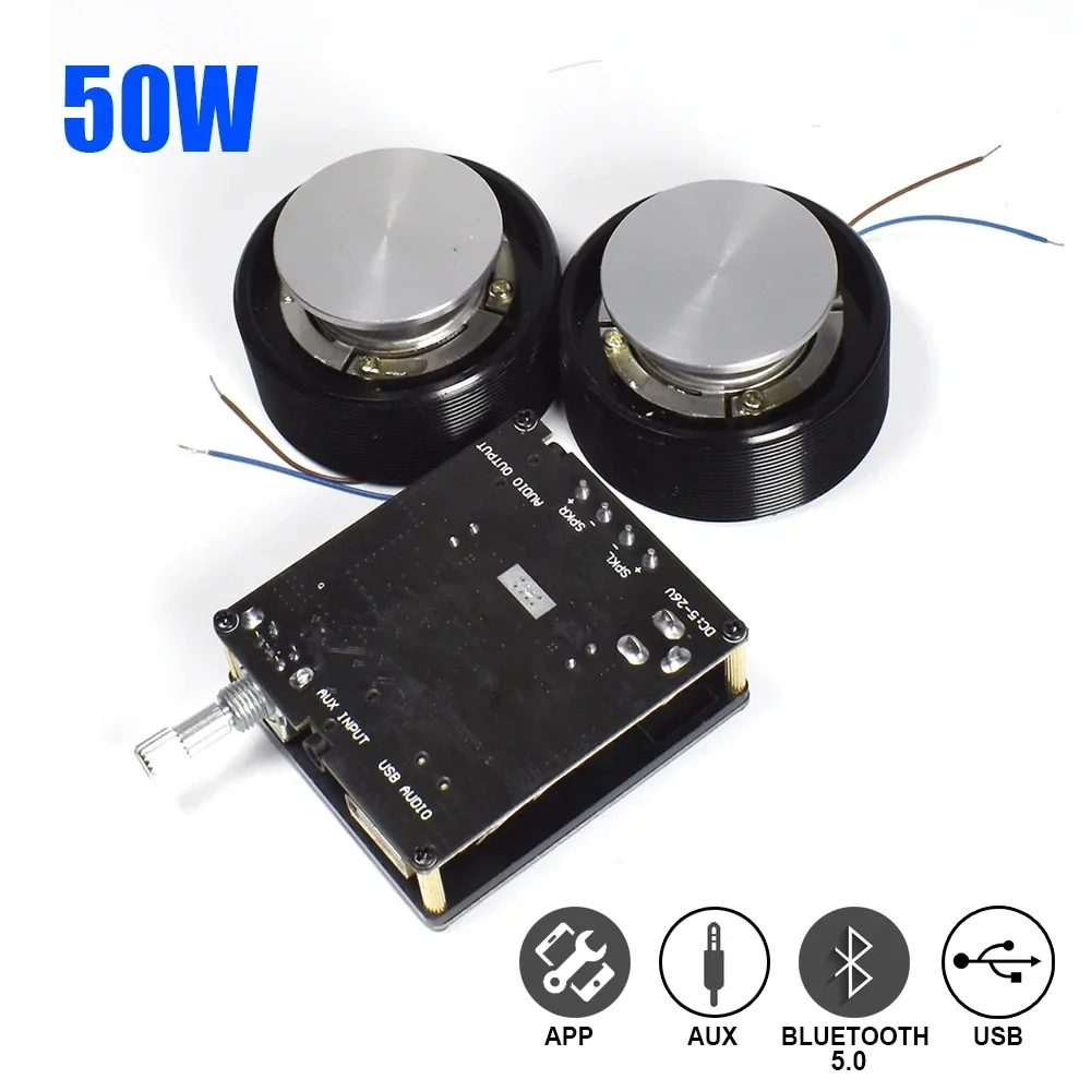 1 세트 50W 2.0 HIFI 진동 스피커 휴대용 스 - Musical Instrument Diy 리뷰 및 가격