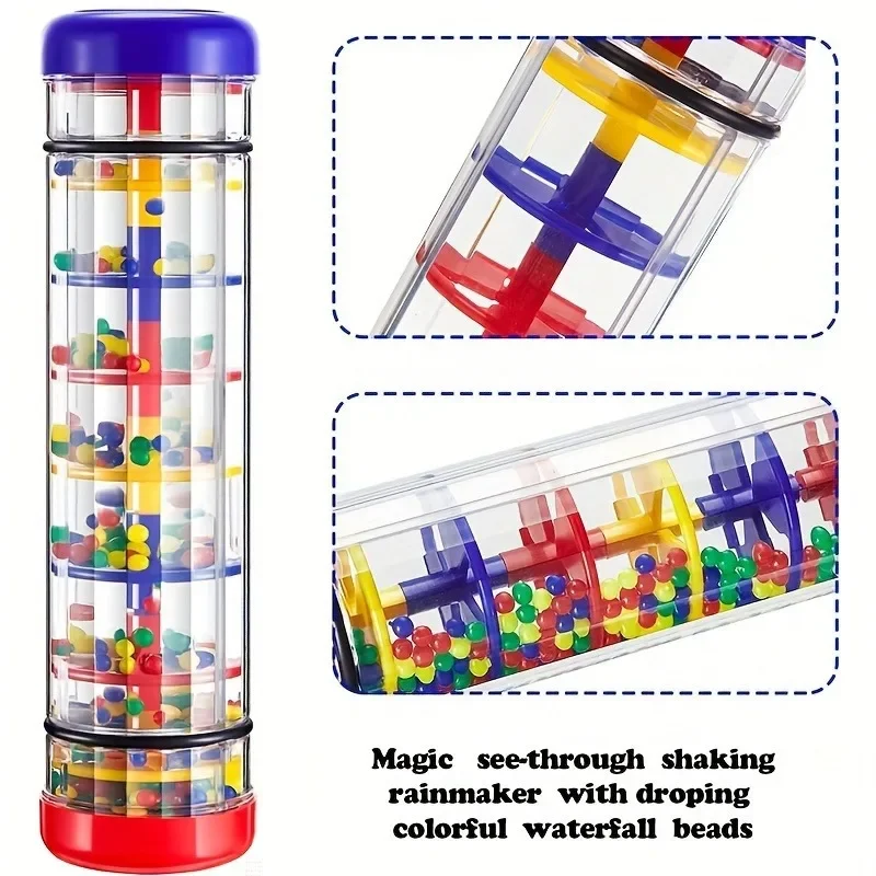1Pc Rainmaker 뮤지컬 장난감, 비 스틱 벨  - Musical Instrument You Shake 리뷰 및 가격