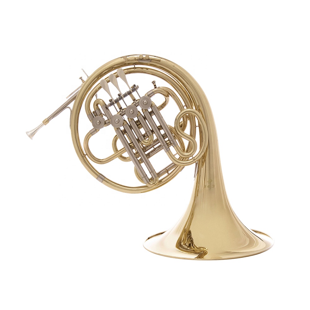 4키 더블 보정 프렌치 호른 황동 바디 금도금 표면 금 - Musical Instrument Horn 리뷰 및 가격
