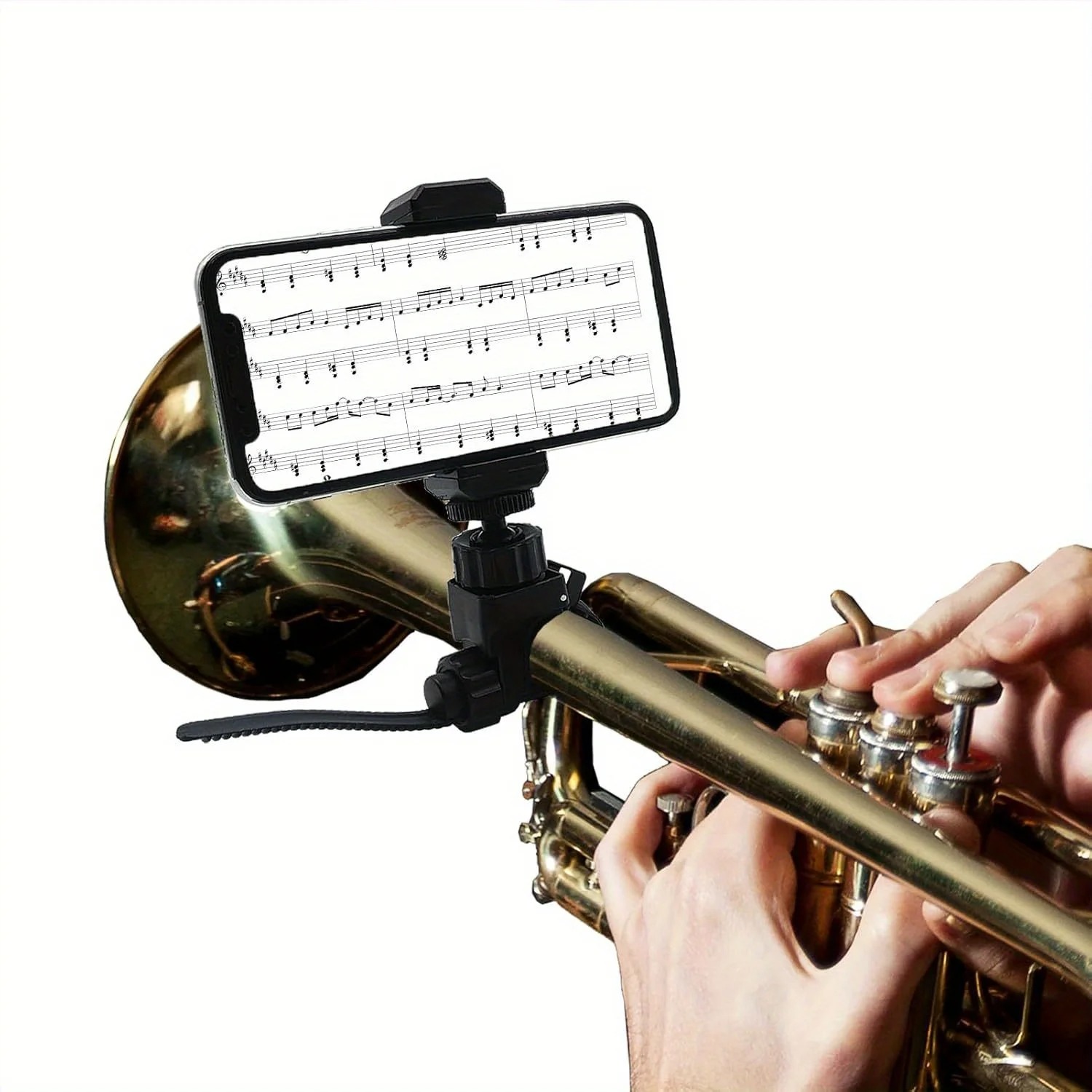 금속 재질의 뮤직 라이어 클립 폰 거치대 (트롬본, 트 - Musical Instrument Harp 리뷰 및 가격