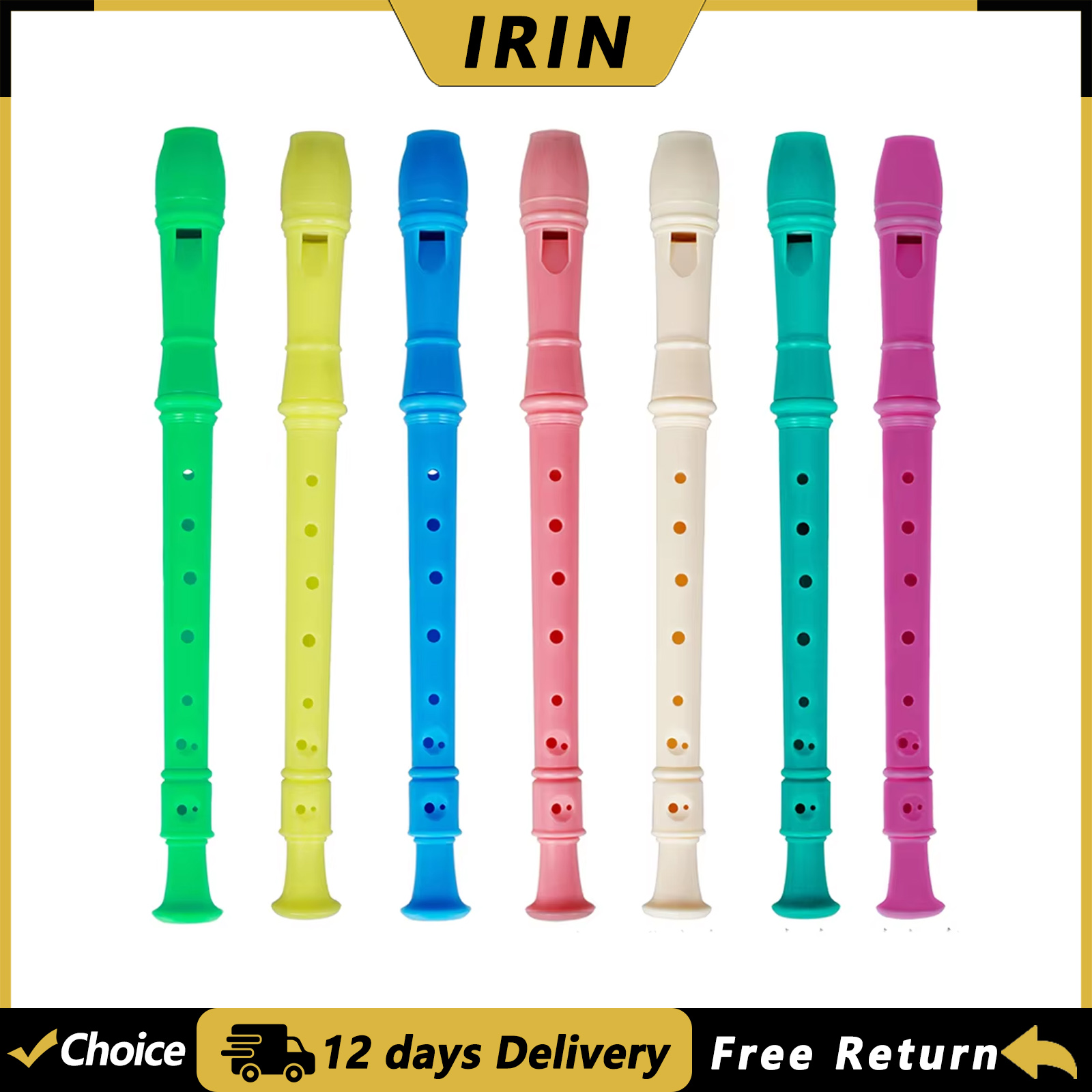 IRIN 8 홀 플루트 클라리넷 ABS 하프 레코더 악 - Musical Instrument A Recorder 리뷰 및 가격