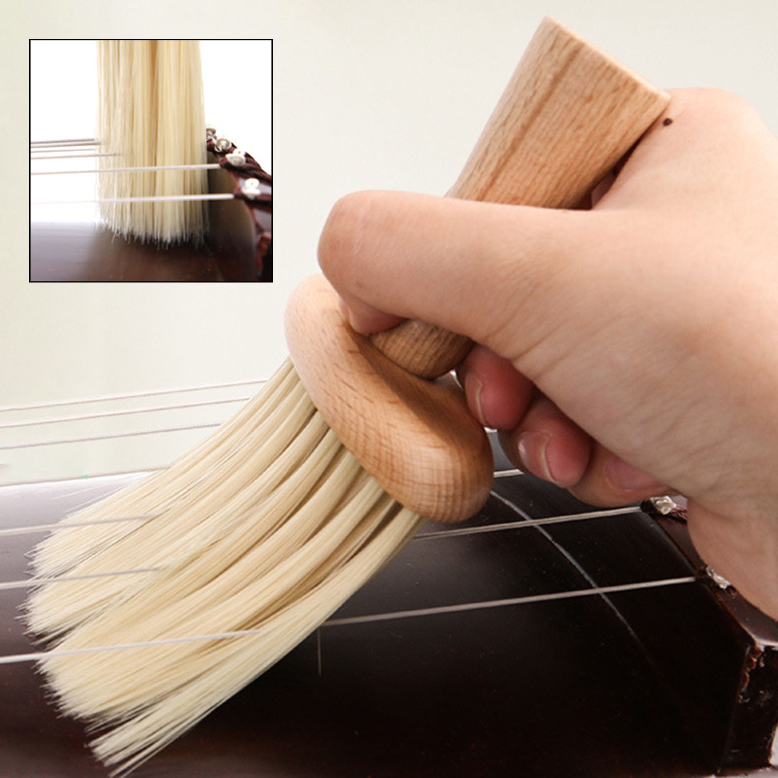 Guzheng 청소 브러시 ​​부드러운 강모 우쿨렐레  - Musical Instrument Veena 리뷰 및 가격