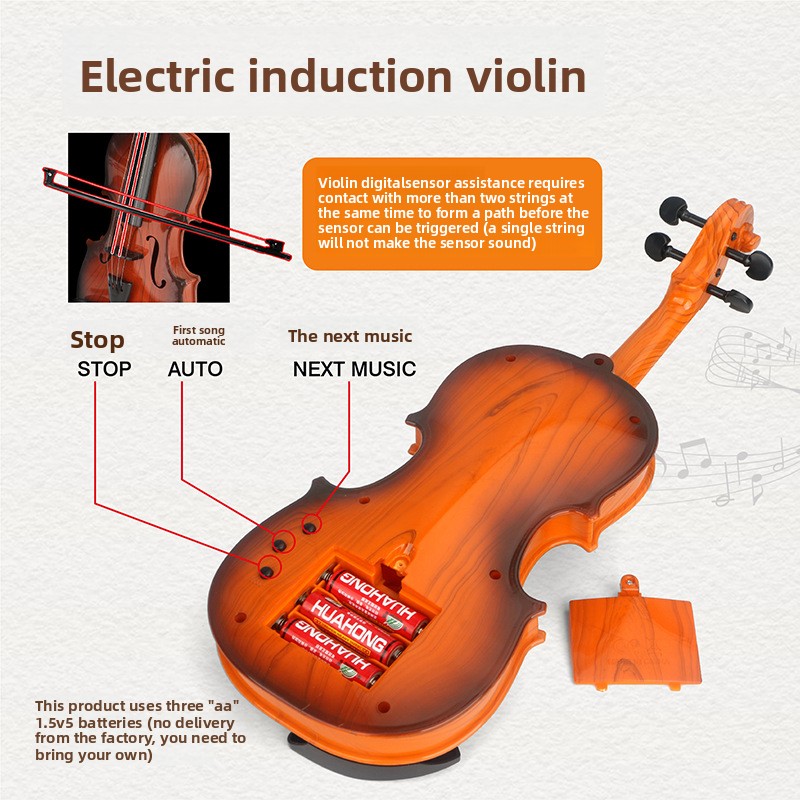 어쿠스틱 바이올린 장난감 조정 가능한 스트링 시뮬레이션 - Musical Instrument Veena 리뷰 및 가격