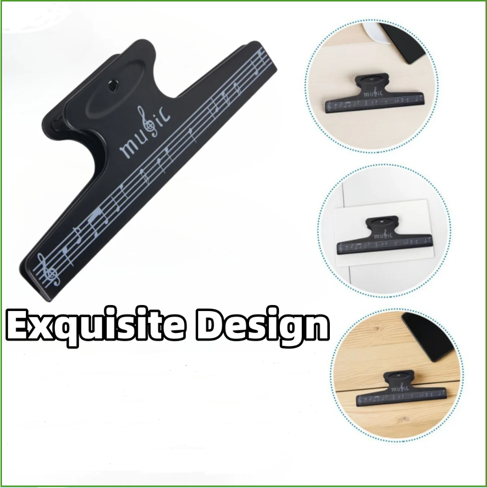 악보 클립 책 페이지 노트 클립 악보 고정 클립 기타  - Musical Instrument Veena 리뷰 및 가격