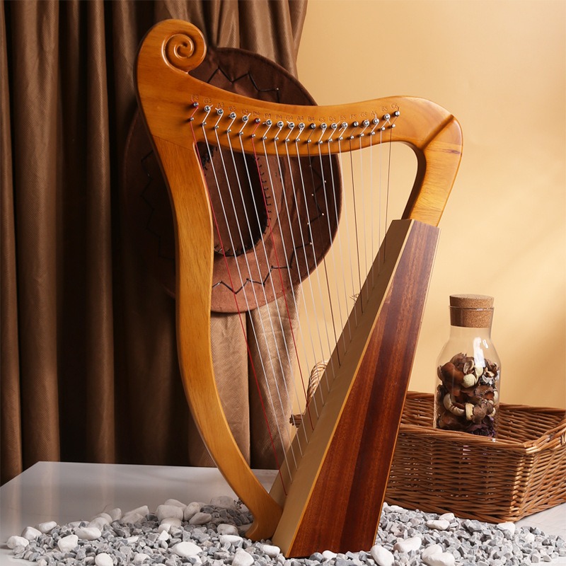 어린이 전문 휴대용 나무 하프, 15 스트링 희귀 악기 - Musical Instrument Harp 리뷰 및 가격