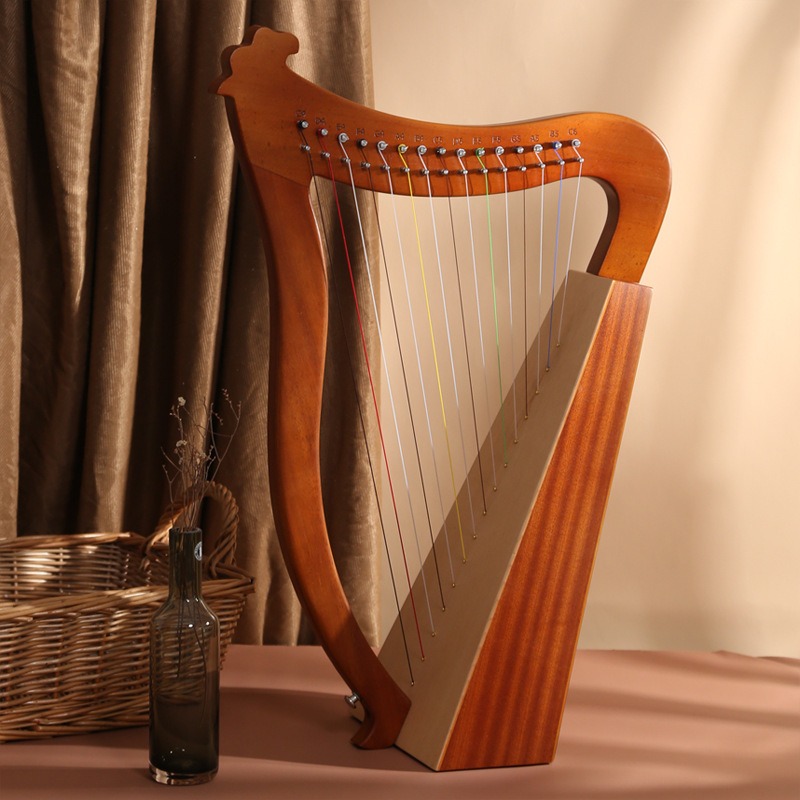 어린이 전문 휴대용 나무 하프, 15 스트링 희귀 악기 - Musical Instrument Harp 리뷰 및 가격