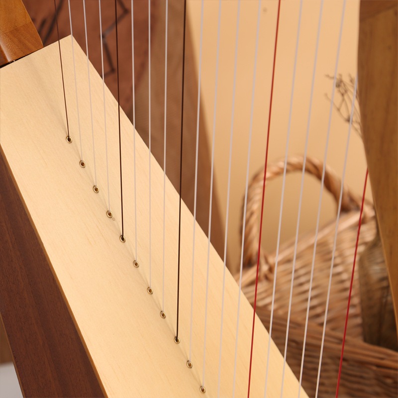 어린이 전문 휴대용 나무 하프, 15 스트링 희귀 악기 - Musical Instrument Harp 리뷰 및 가격