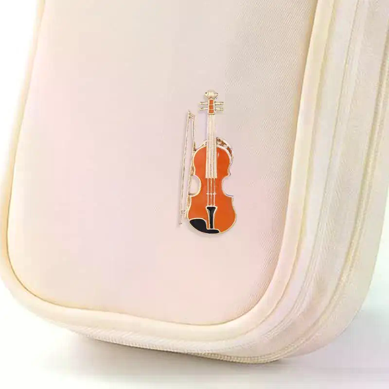 1개 심포니 오케스트라 배지 재미있는 악기 에나멜 브로 - Musical Instrument Veena 리뷰 및 가격